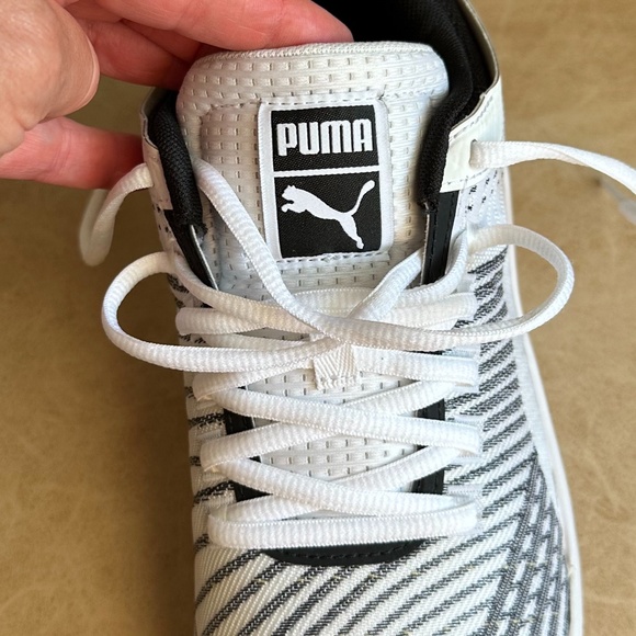 Puma Men's Clyde All-Pro Basketball Sneakers White/Black Size 7.5 Athleisure - Picture 10 of 12